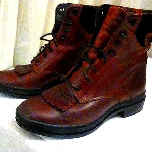 - 2- - Ariat keltie tassel laceup boots laceup good condition